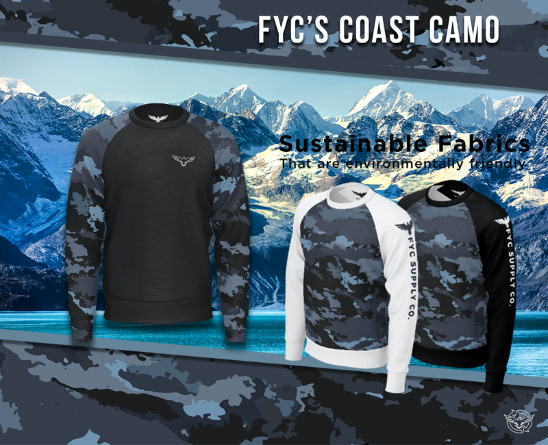 Find Your Coast 'Coast Camo' Crewneck Sweatshirt Giveaway.